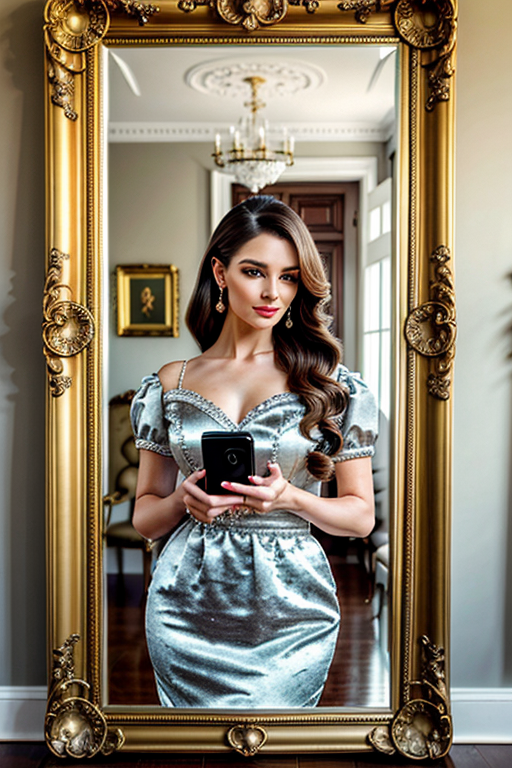 mirror photo poses girl